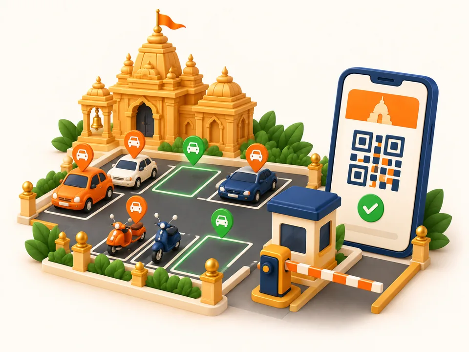 Parking management illustration