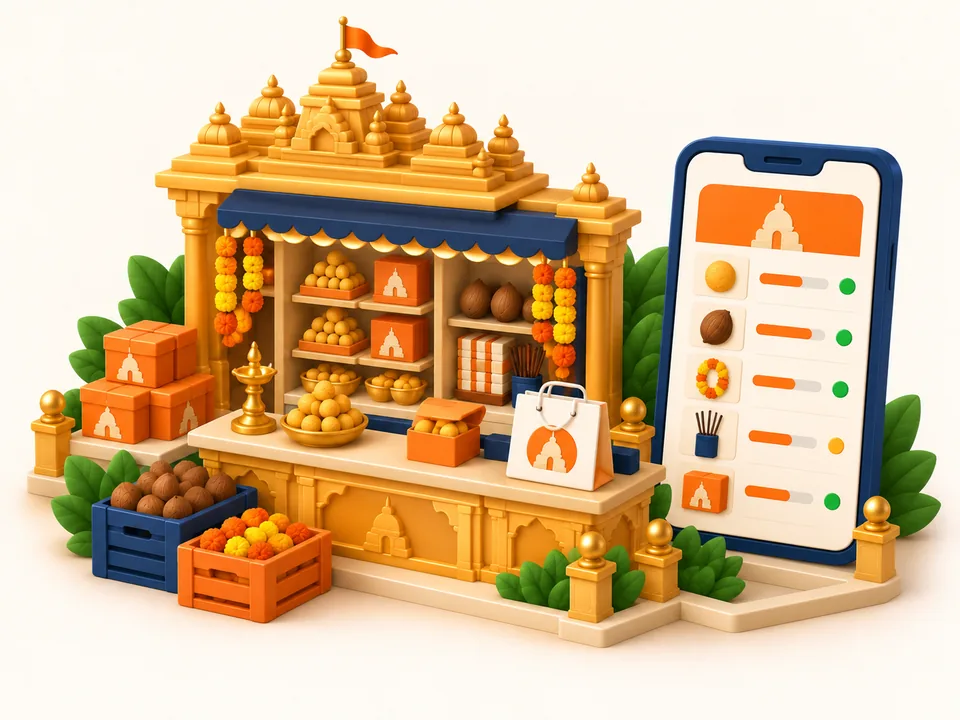 Prasad store & inventory illustration